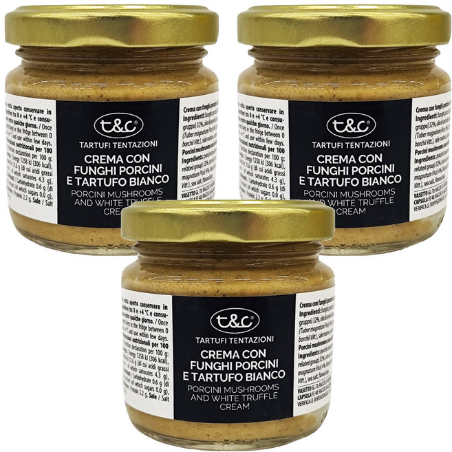 t&c 義大利松露牛肝菌醬, 80g, 3罐