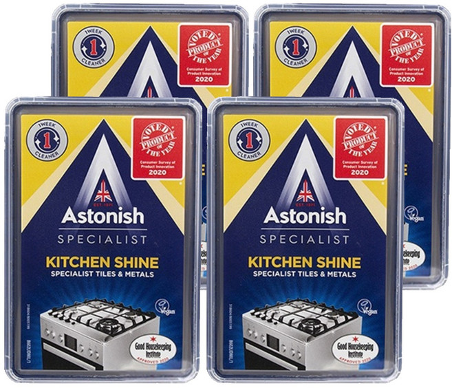 아스토니쉬 멀티 찌든때 키친샤인 클리너, 450g, 4개