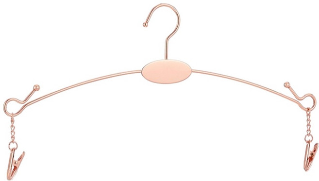 철제 집게 속옷 걸이 10p, 로즈골드, 1개