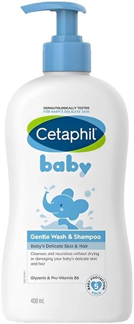 세타필 베이비 젠틀 바디워시 앤 샴푸, 400ml, 1개 - 쿠팡