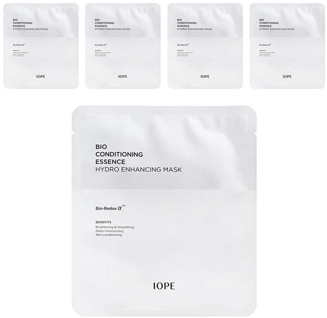 IOPE 艾諾碧 超水潤面膜 23g, 5片, 1組