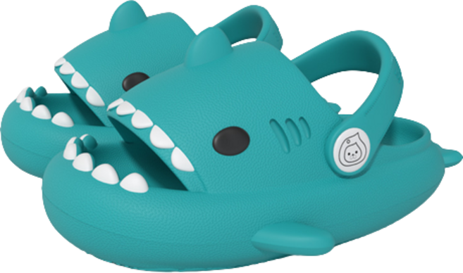 포레스틴 아동용 상어 캐릭터 슬리퍼
