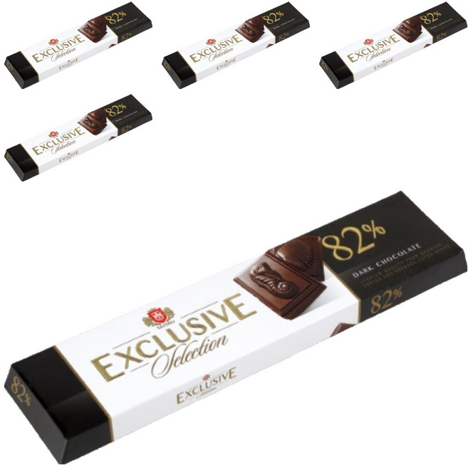 타이타우 익스클루시브 다크 초콜릿 82%, 50g, 5개