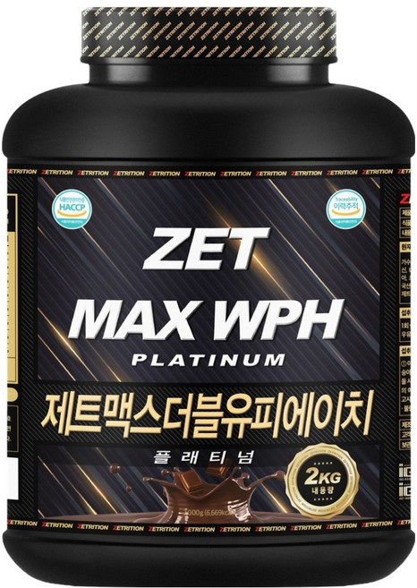 제트리션 제트맥스WPH 플래티넘 더블초코, 1개, 2kg