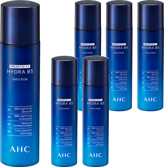 AHC 瞬效B5微導保濕乳液, 140ml, 6瓶