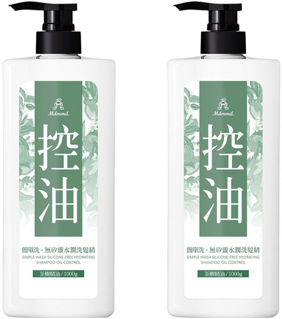 Mdmmd. 明洞國際 簡單洗 無矽靈水潤洗髮精 控油, 1kg, 2件