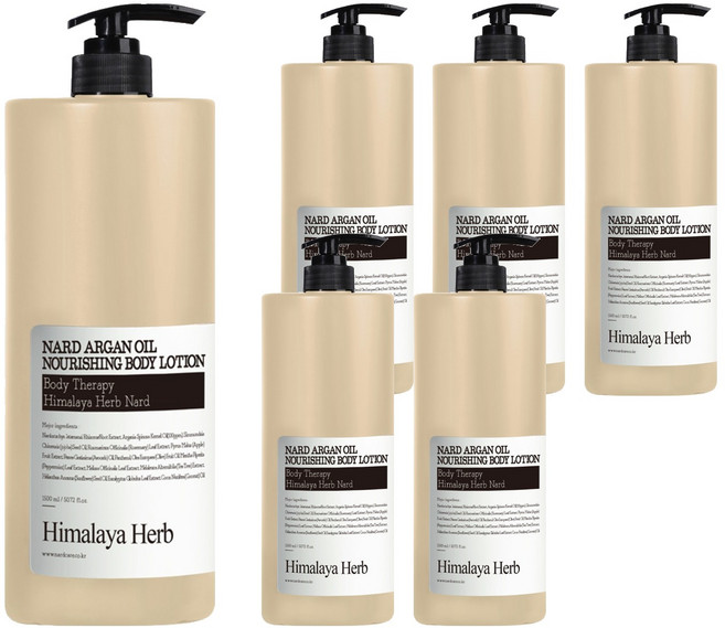 나드 아르간 오일 너리싱 바디로션, 1.5L, 6개