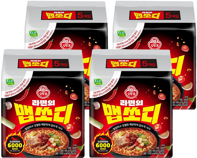 OTOKI 不倒翁 嗆辣牛肉風味泡麵 120g, 20包