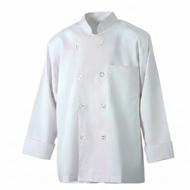 佰潔 廚師衣長袖雙排