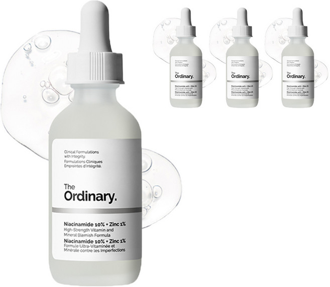 디오디너리 나이아신아마이드 10% + 징크 1% 세럼, 60ml, 4개