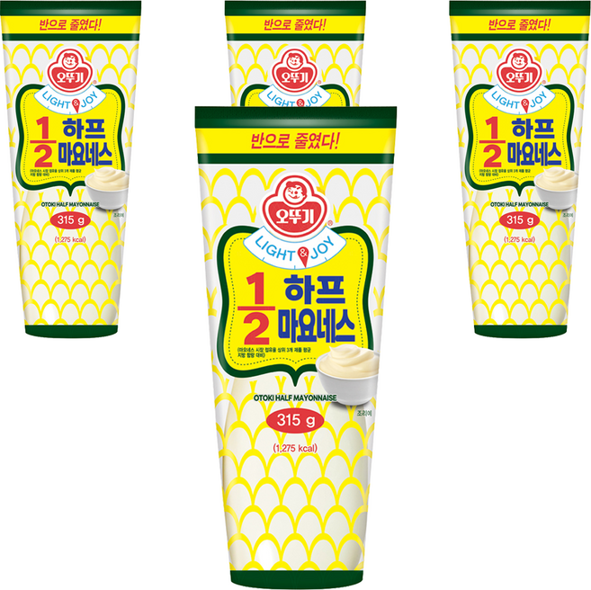 OTOKI 不倒翁 低脂美乃滋, 315g, 4個