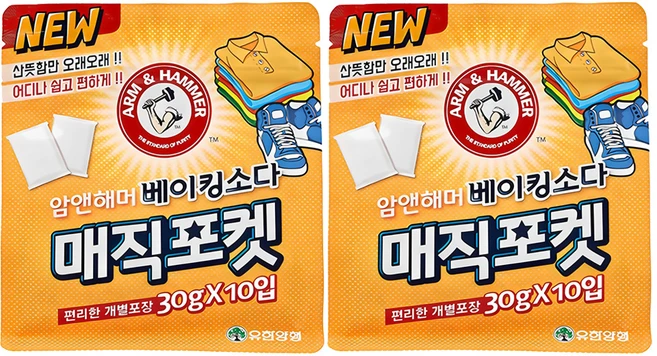 암앤해머 베이킹소다 매직포켓 탈취제 본품, 30g, 20개 - 쿠팡
