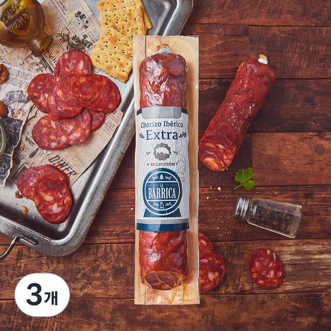 라바리카 초리조 이베리코 엑스트라, 250g, 3개
