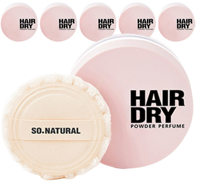 쏘내추럴 헤어 드라이 파우더 퍼퓸, 4g, 6개