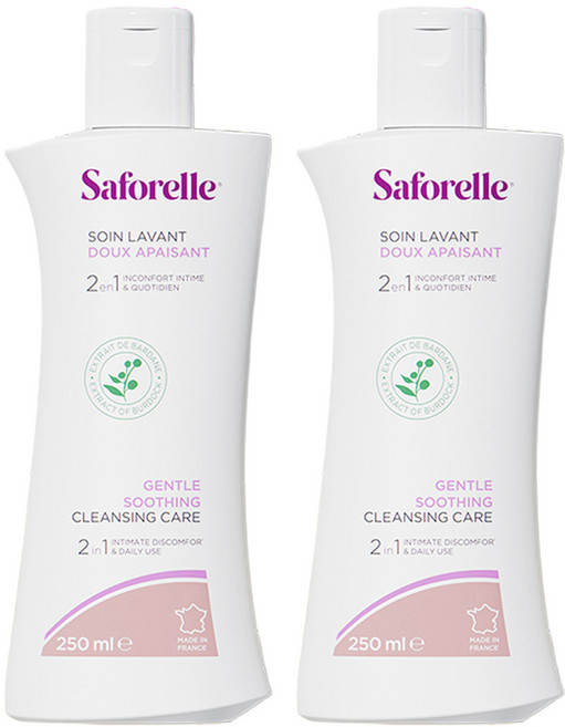 사포렐 젠틀 수딩 클렌징 케어 여성청결제, 2개, 250ml