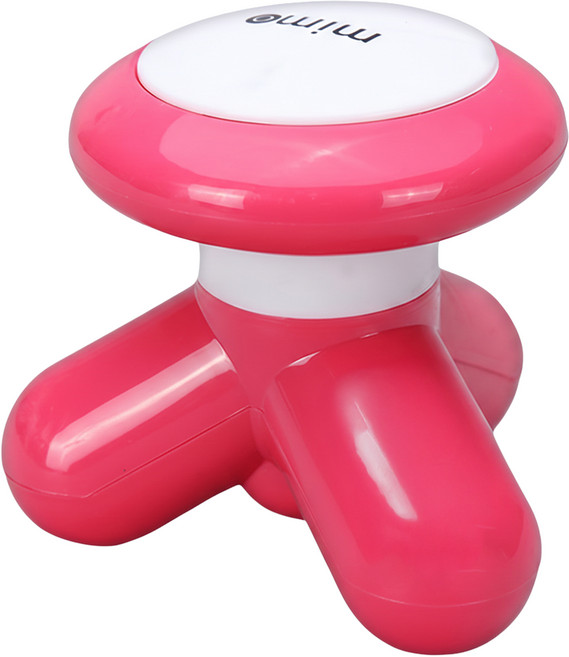 mimo massager 隨身舒壓迷你三角按摩器 USB電池兩用款, 顏色隨機, 單一商品