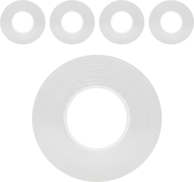 SUCCESS 成功 奈米不留痕膠帶 30mm, 5個