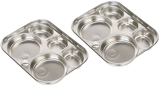 에디슨 부엉이 스텐식판 키즈, 580ml, 2개