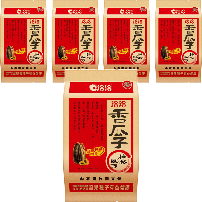 ChaCha 洽洽 香瓜子, 350g, 5包