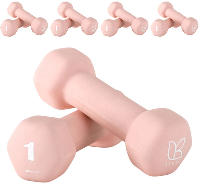 ALEAF 氯丁橡膠仙人掌啞鈴, 1kg, 10個