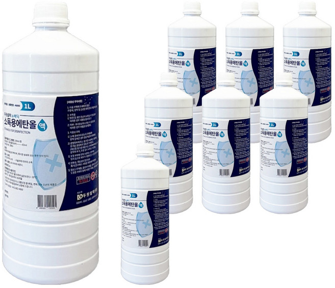 뉴메딕 소독용 에탄올, 8개, 1L