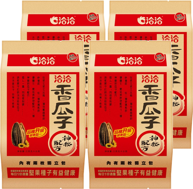 ChaCha 洽洽 香瓜子, 350g, 4包