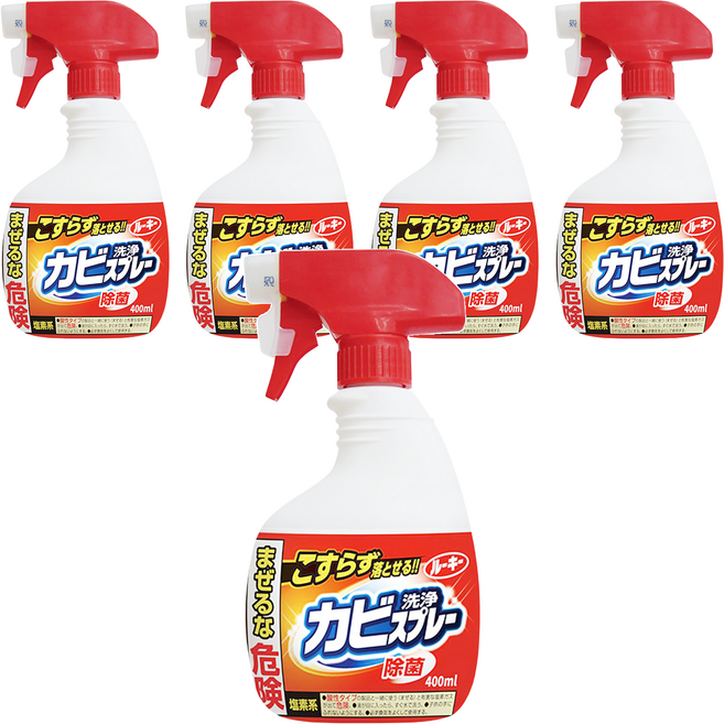 第一石鹼 Rookie 浴室除霉噴霧, 400ml, 5瓶