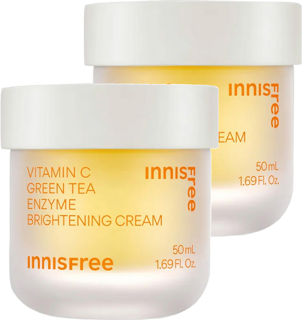 INNISFREE 台灣公司貨 維他命C淨亮淡斑凝霜, 50ml, 2罐