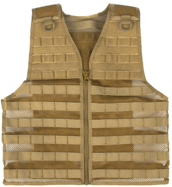 FIKER TACTICAL 網眼PALS背心, 狼棕色, 1個