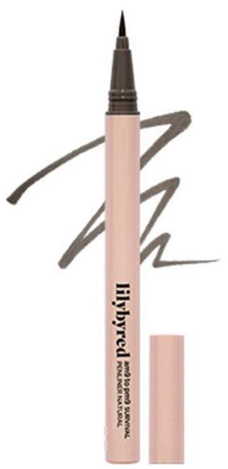 릴리바이레드 나인투나인 서바이벌 내추럴 펜 라이너 1g, 01 애쉬블랙, 1개