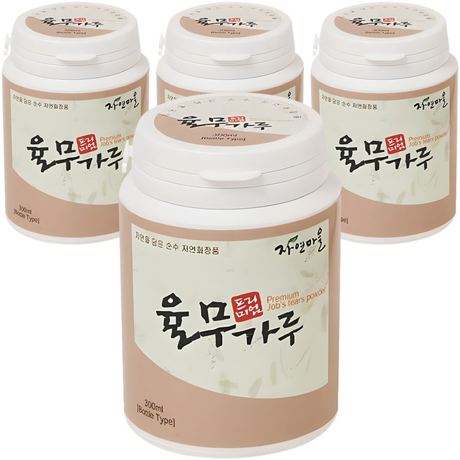 Jayeonmaeul 프리미엄 율무가루 팩, 1개입, 4개