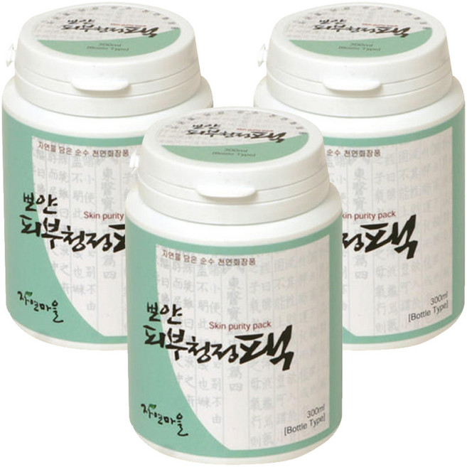 Jayeonmaeul 뽀얀 피부 청정팩 워시오프, 1개입, 3개