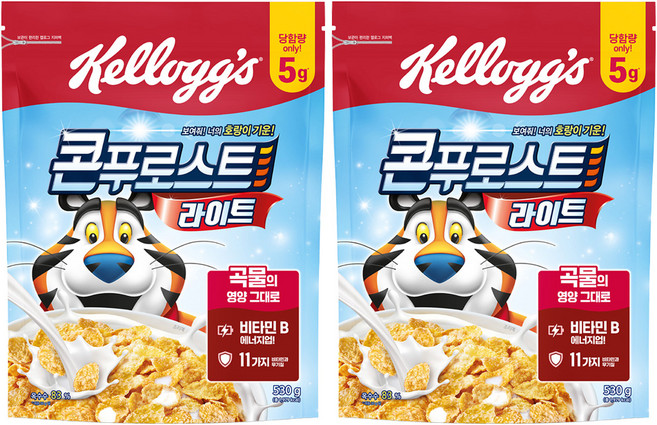 콘푸로스트 라이트 시리얼, 530g, 2개