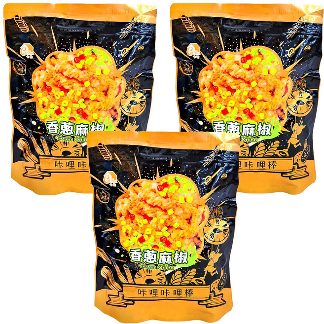 卡恰 卡哩卡哩棒 香蔥麻椒, 130g, 3包