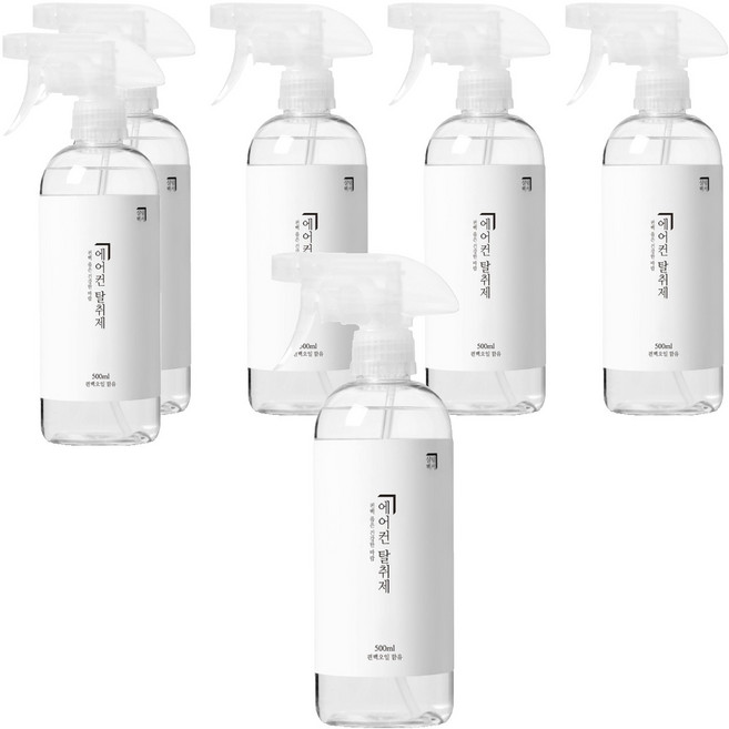 살림백서 에어컨 탈취제, 500ml, 6개