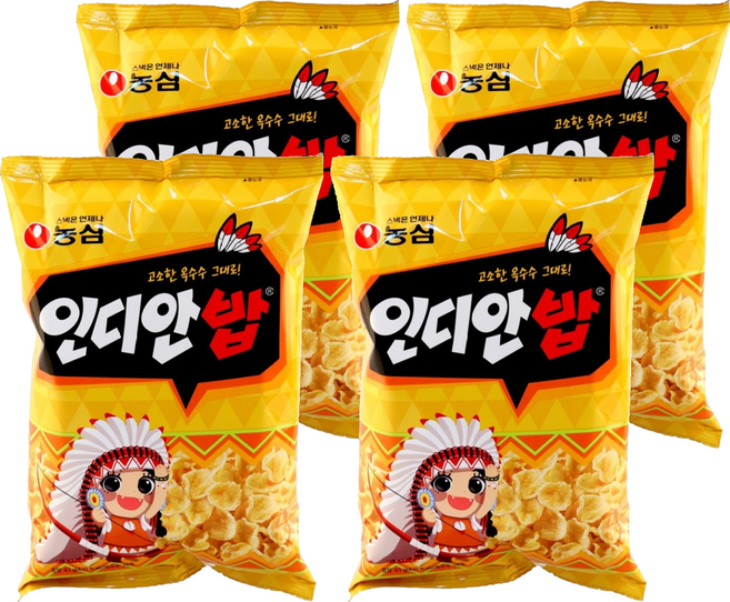 인디안밥, 83g, 4개