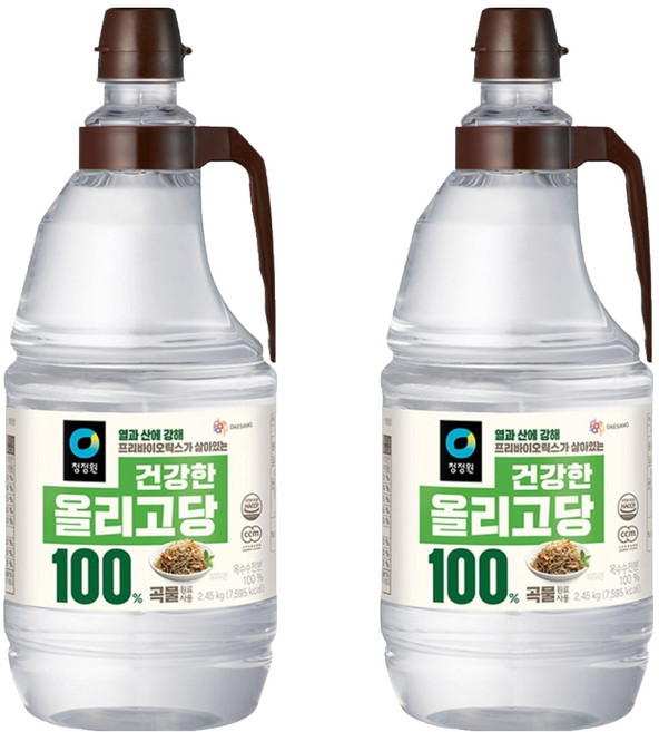 청정원 건강한 올리고당, 2.45kg, 2개