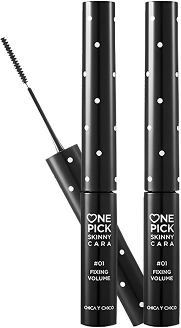 치카이치코 원픽 스키니카라 마스카라 3g, 픽싱볼륨, 2개