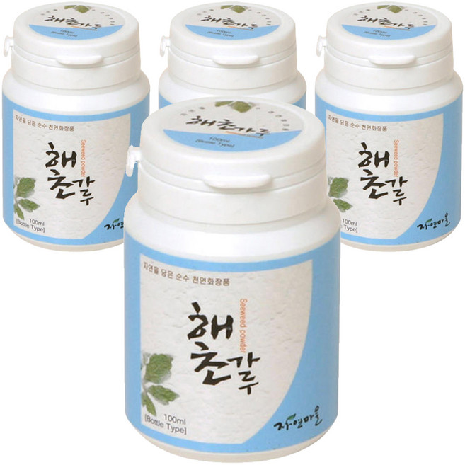 Jayeonmaeul 해초가루 팩, 1개입, 4개