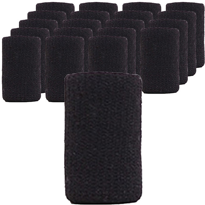 건강별밭 핸드케어 손가락 밴드 일체형 나일론타입 검정, 20개