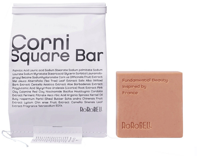 RoRoBELL 山茱萸方形舒緩香皂, 115g, 1個