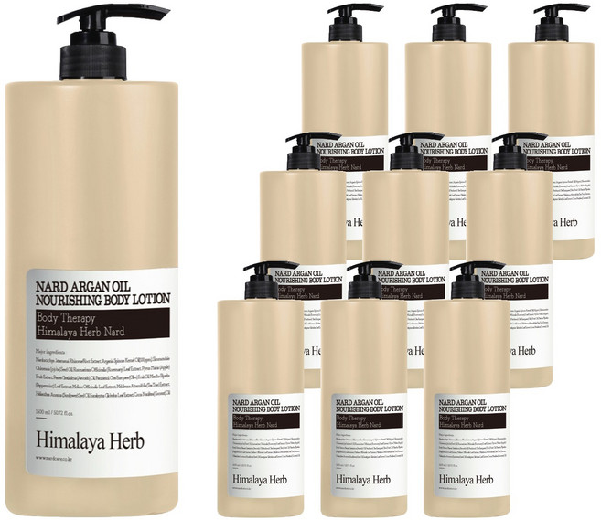 나드 아르간 오일 너리싱 바디로션, 1.5L, 10개