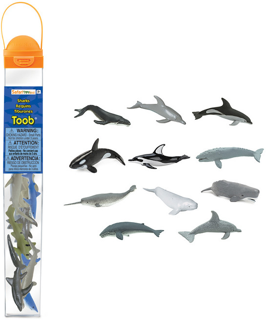 사파리엘티디 고래와돌고래 튜브 피규어 Whales Dolphins 694704, 1개