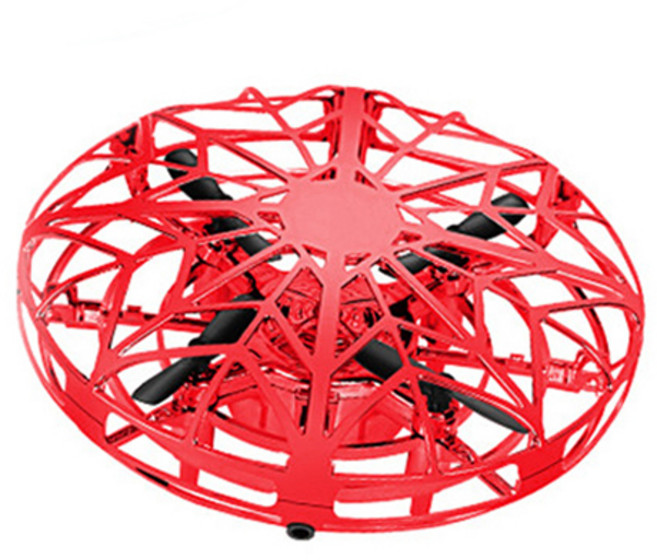 카론슨 UFO 플라잉볼 완구용드론, 레드, 1개