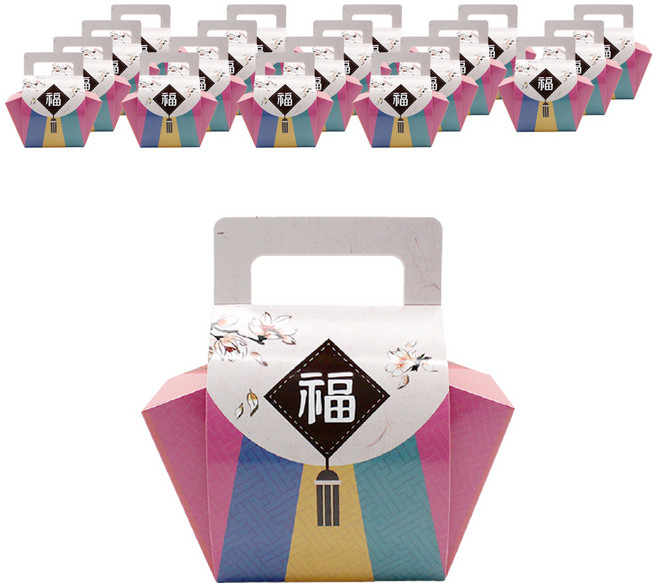 피크닉하우스 포장박스, 혼합색상, 20개