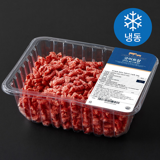 굿미트찹 호주산 우앞다리 다짐육 (냉동), 700g, 1개