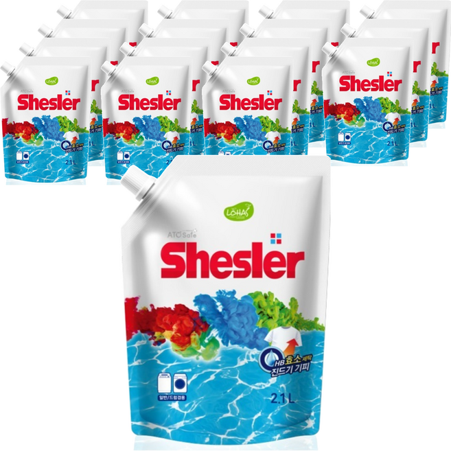 쉬슬러 액체세제 에이프릴 리필, 2.1L, 16개