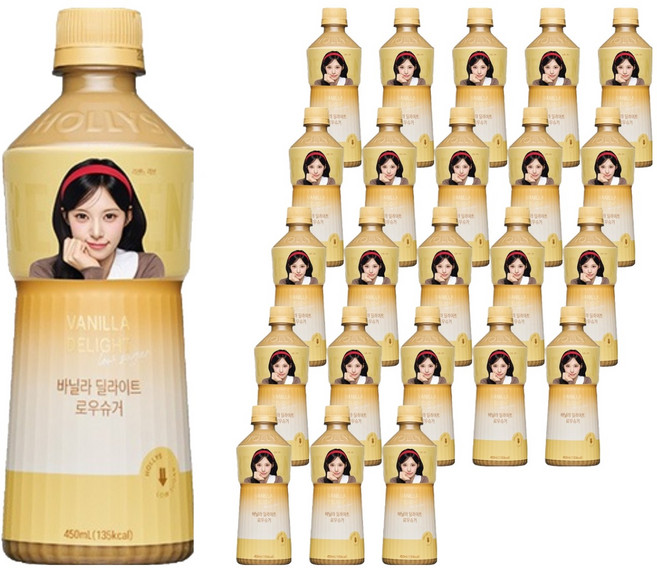 할리스 바닐라 딜라이트 로우슈거 커피, 450ml, 24개