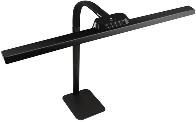 aibo 全光譜LED超廣角護眼檯燈 底座款 80cm, 黑色