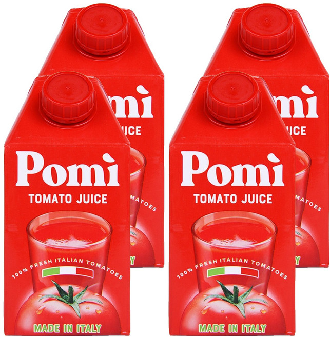 포미 착즙 토마토 주스, 4개, 500ml